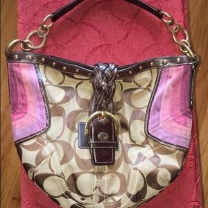 Signature Coach hobo handbag